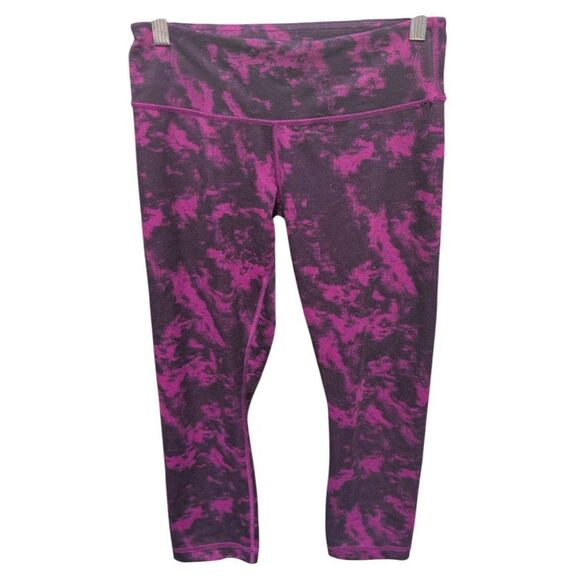 LULULEMON ATHLETICA Wunder Under Crop II 'Full-On Luon" Size 6 - Picture 3 of 4